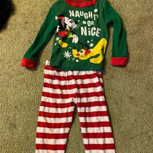Mickey Christmas pajamas